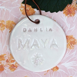 Dahlia Maya - Keramik planteskilt